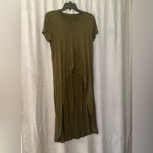 Olive Green High Low Top